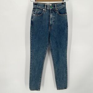 SLVRLAKE Jeans Womens Size 23 High Rise Slim BEATNIK BTNJ7068 USA Yosemite Wash